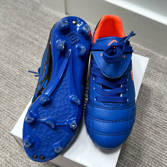 Dreampairs Childrens Soccer Cleats - Bright Blue, Little Kid Size 11 - Picture 4 of 4